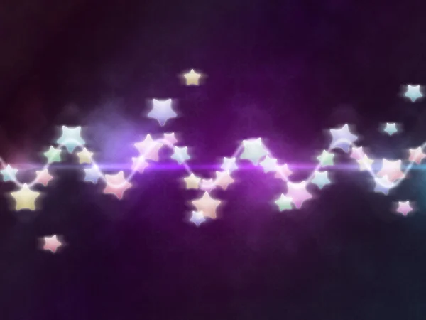 Abstract glowing stars — Stock Photo, Image