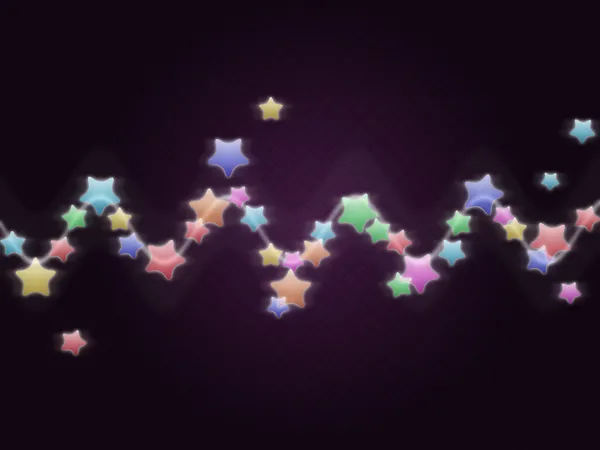 Abstraktní zářící hvězdy — Stock fotografie