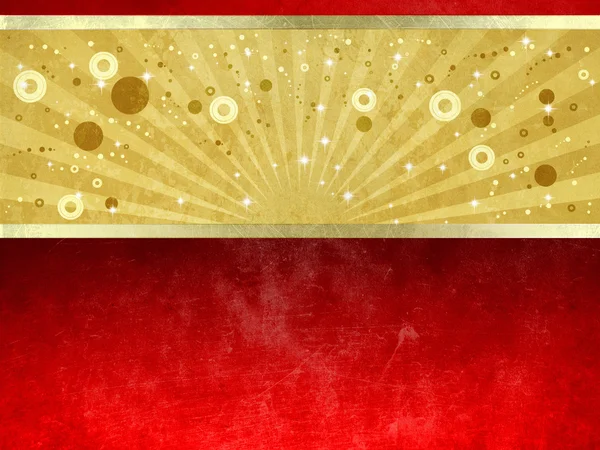 Розкішний золотий і червоний гранжевий фон — стокове фото