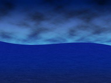 gökyüzü ve okyanus