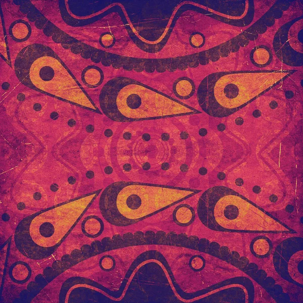 Fioletowy ornament na tło grunge — Zdjęcie stockowe