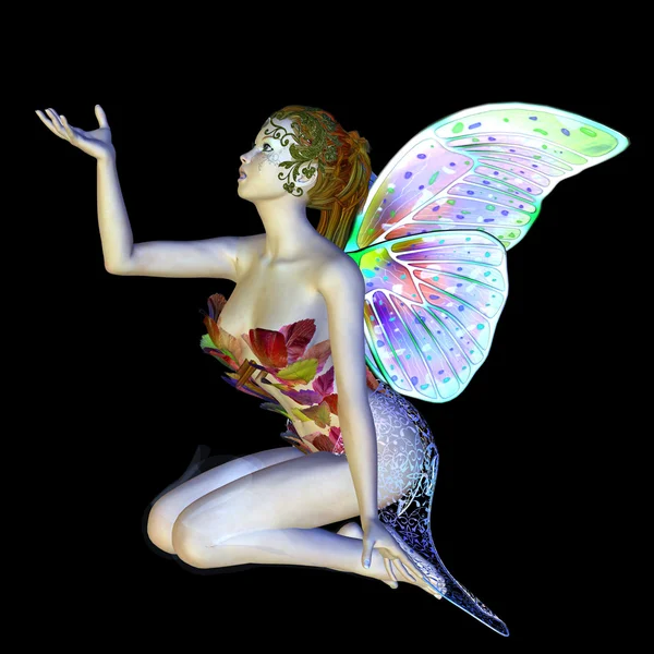 Flower fairy vergadering — Stockfoto