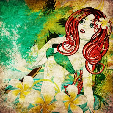 Grunge Island girl