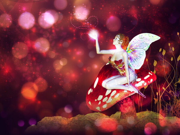 Волшебная грибная фея
