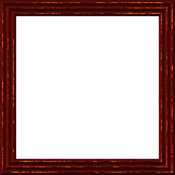 Quadro de madeira vermelho — Fotografia de Stock
