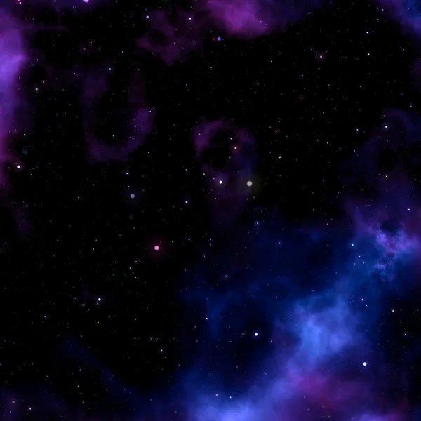 Espaço fundo com nebulosa — Fotografia de Stock