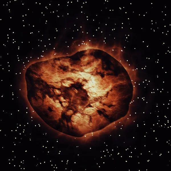 Абстрактный астероид — стоковое фото