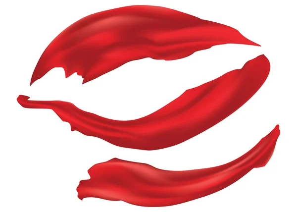 赤いスカーフ — ストックベクタ