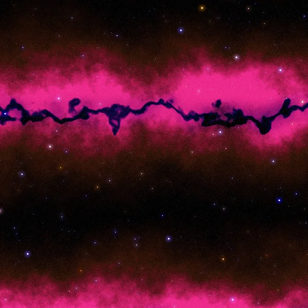 Nebulosa abstracta del espacio púrpura — Foto de Stock