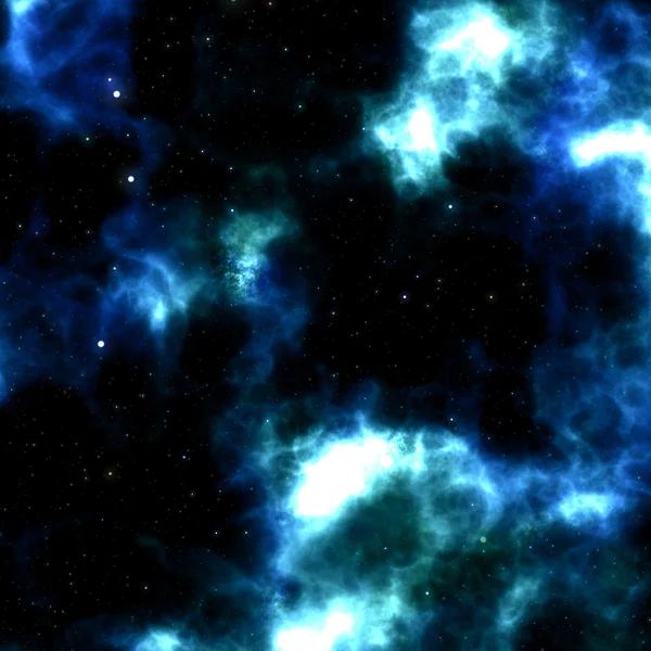 Цветная светящаяся космическая туманность — стоковое фото