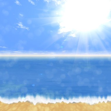 Sunny beach arka plan