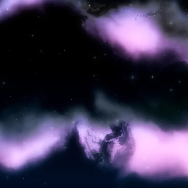 Lila utrymme nebula bakgrund — Stockfoto