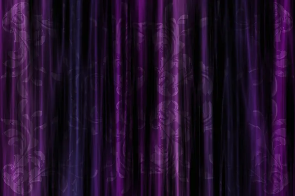 Violet curtains — Stock Photo, Image