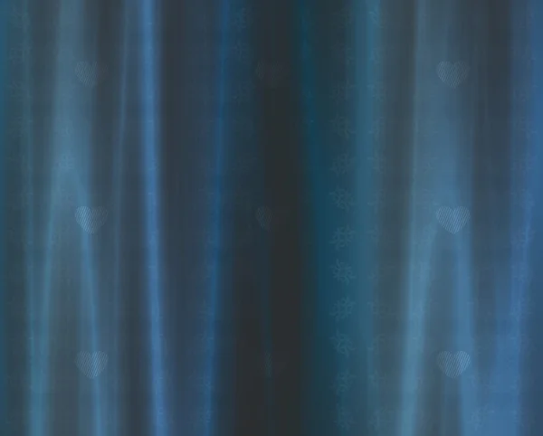 青いカーテンの背景 — ストック写真