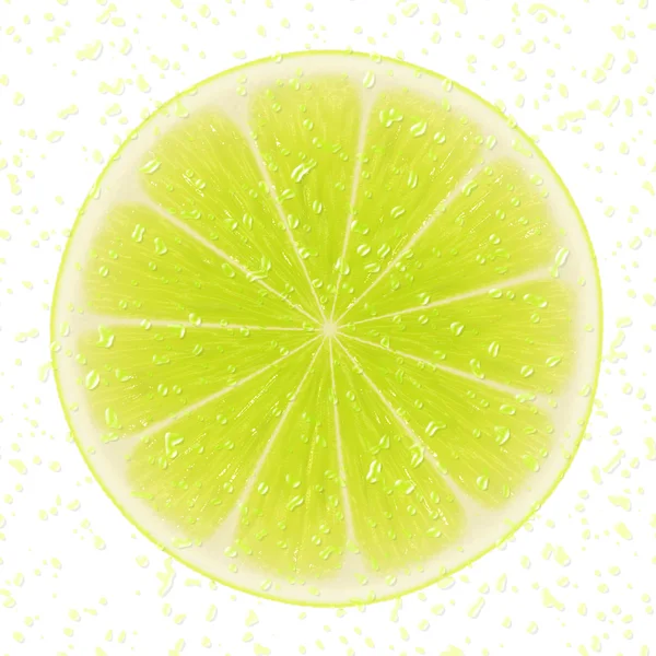 Plasterek limonki — Zdjęcie stockowe