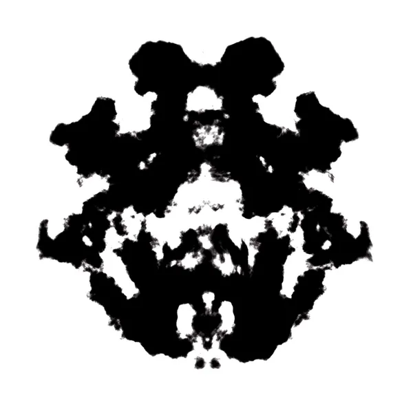 Borrão de tinta de rorschach — Fotografia de Stock