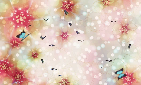 Turuncu Çiçek Tasarım — Stok fotoğraf