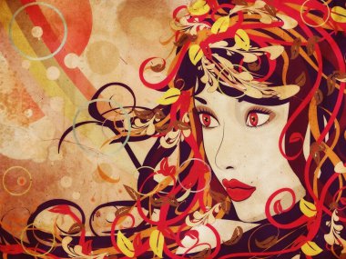 güzel grunge sonbahar kız