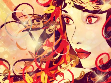 güzel bir sonbahar kız