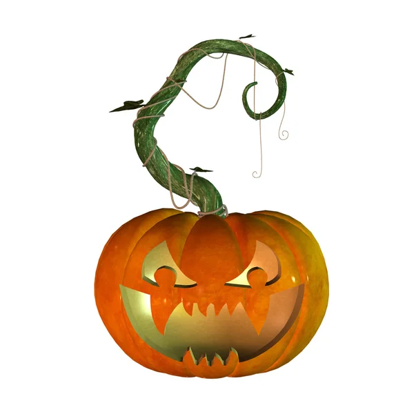 3d zucca di Halloween — Foto Stock