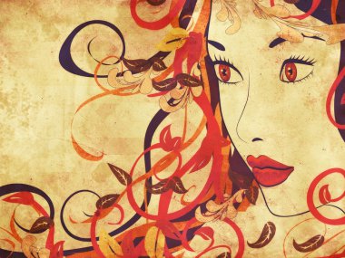 güzel grunge sonbahar kız