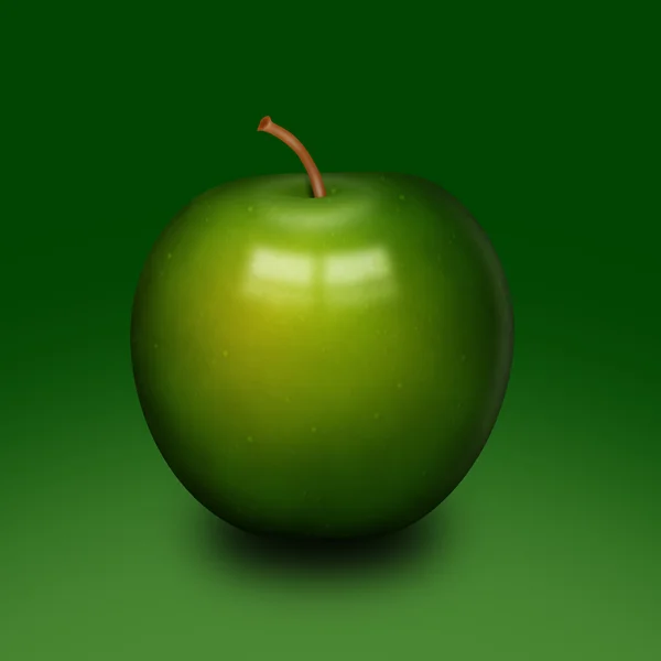 Abstrakter grüner Apfel — Stockfoto