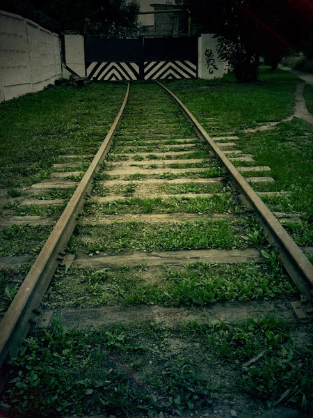 Velho caminho de ferro — Fotografia de Stock