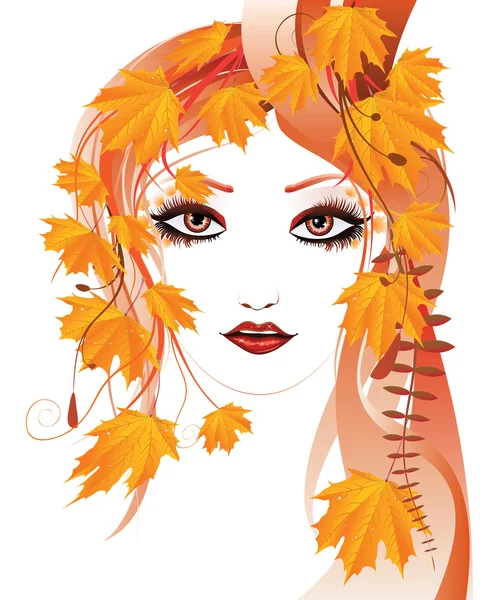 Осенняя цветочница — стоковый вектор