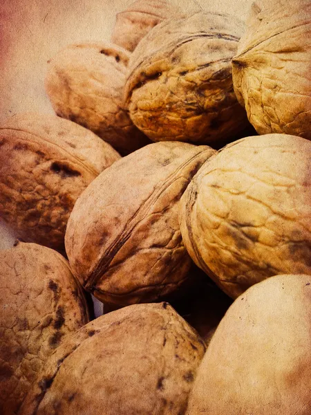 Vlašské ořechy pozadí — Stock fotografie zdarma