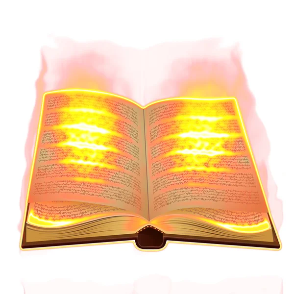 Old book burning — Stock Photo, Image