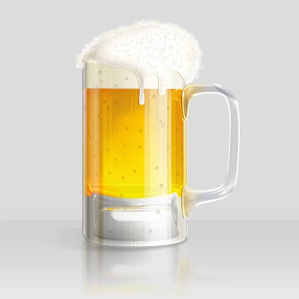 軽いビールのジョッキ — ストック写真