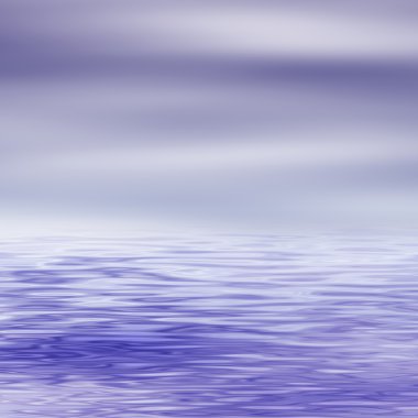 su yüzeyi ve gökyüzü