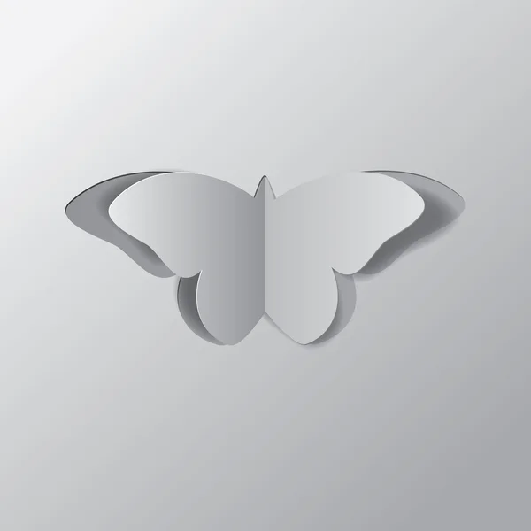 Papier vlinder — Stockvector