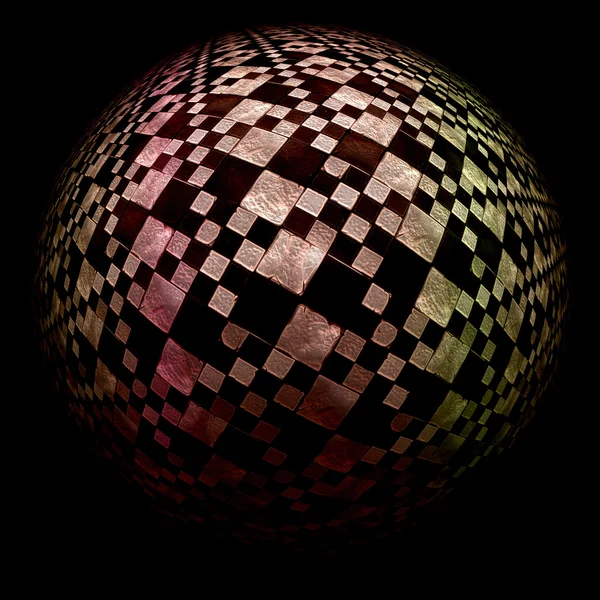 Sphère à carreaux — Photo