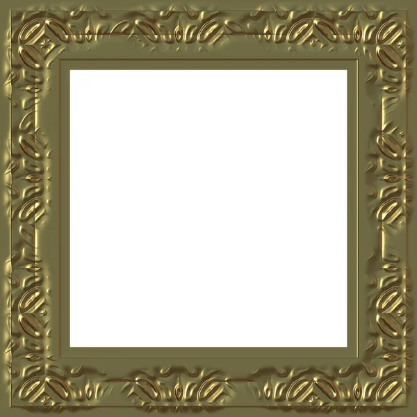 Quadro dourado — Fotografia de Stock