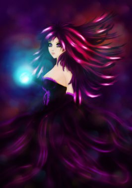 sihirli top ile kız