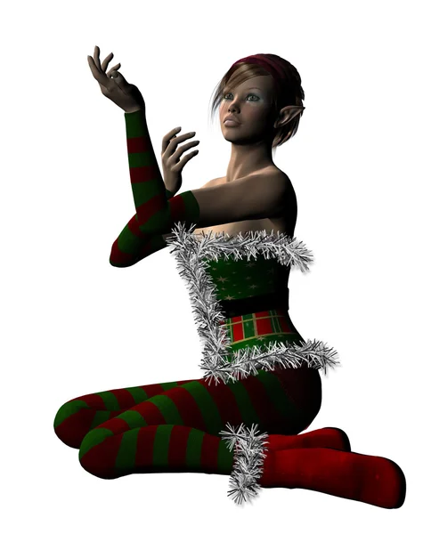 Elf Santa helper — Stockfoto