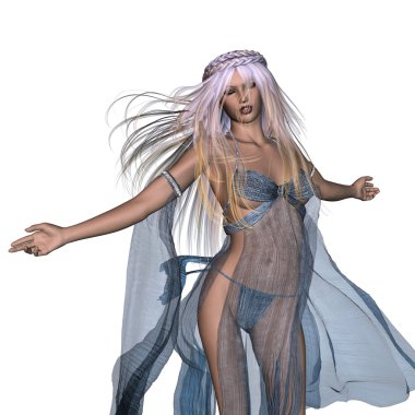 akan içinde kadın elbise