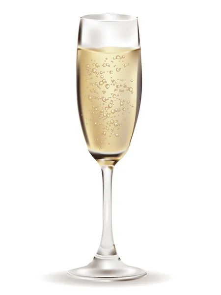 Champagne glass — Stock Vector