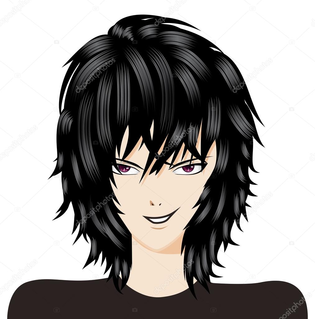 Emo chico imágenes de stock de arte vectorial | Depositphotos