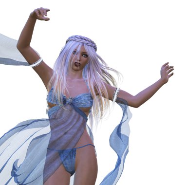 akan içinde kadın elbise