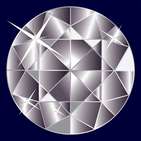 Diamant-Illustration — Stockvektor