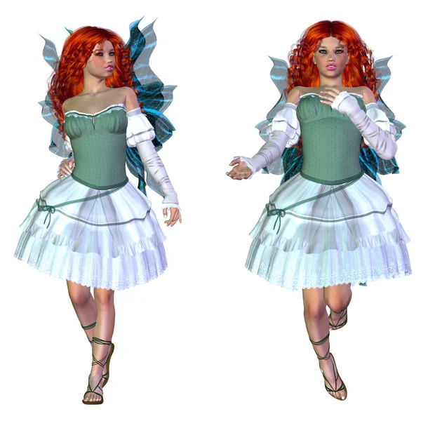 Red haired fairy — Stock Photo, Image