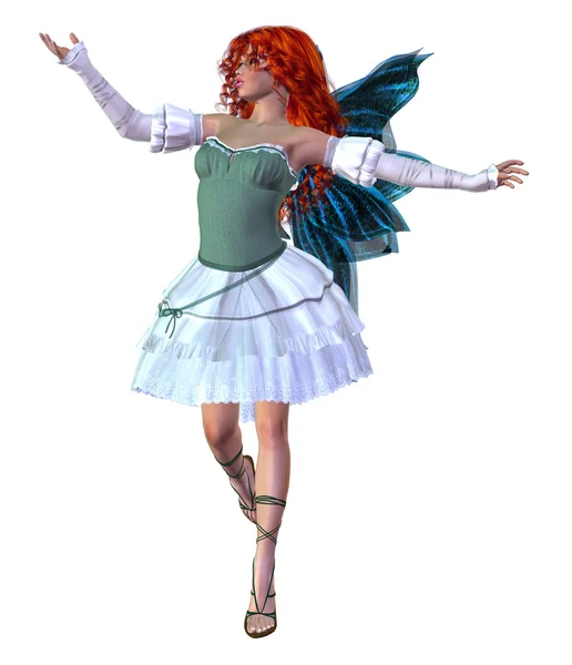 Red haired fairy — Stock Photo, Image