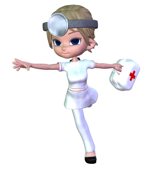 3d Cartoon doctor — Stock Photo, Image