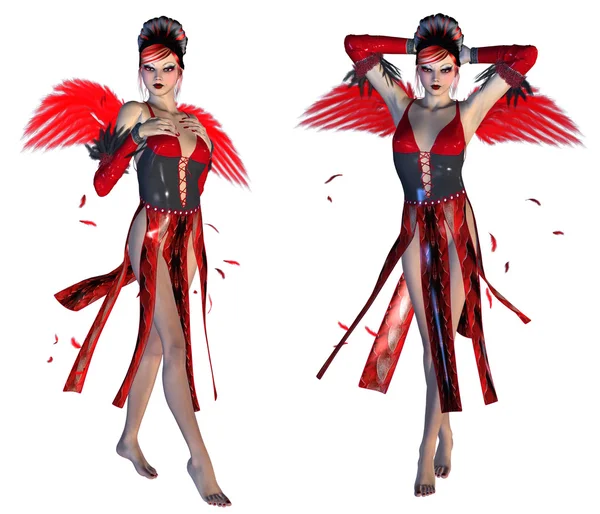 Red angel — Stock Photo, Image