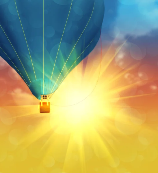 Воздушный шар в небе — стоковое фото