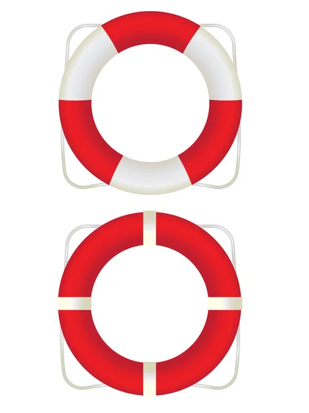 Two Lifesavers — Stock Vector