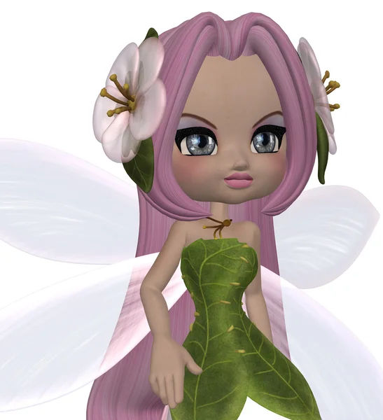 Cute Floral Fairy — Stock Photo, Image