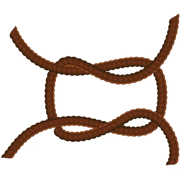 Boucle de corde — Image vectorielle